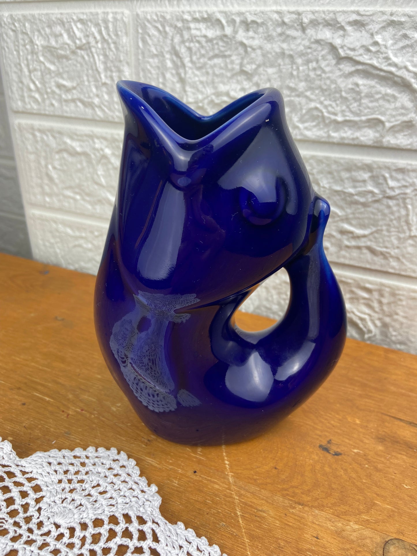 6” Navy Gurgle Pot