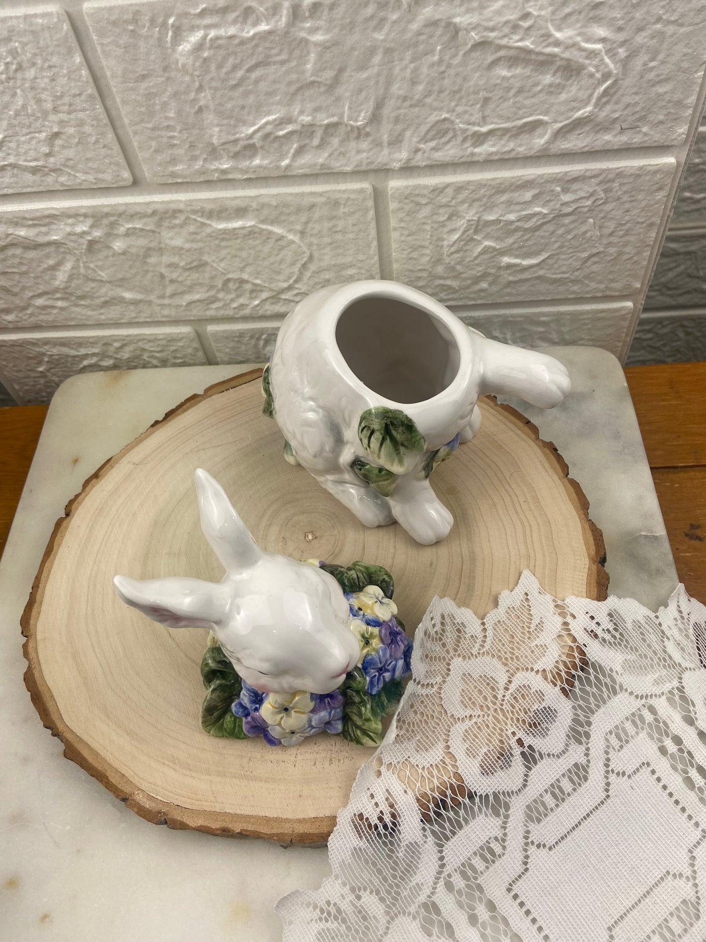 6” Porcelain Bunny | Lidded Container
