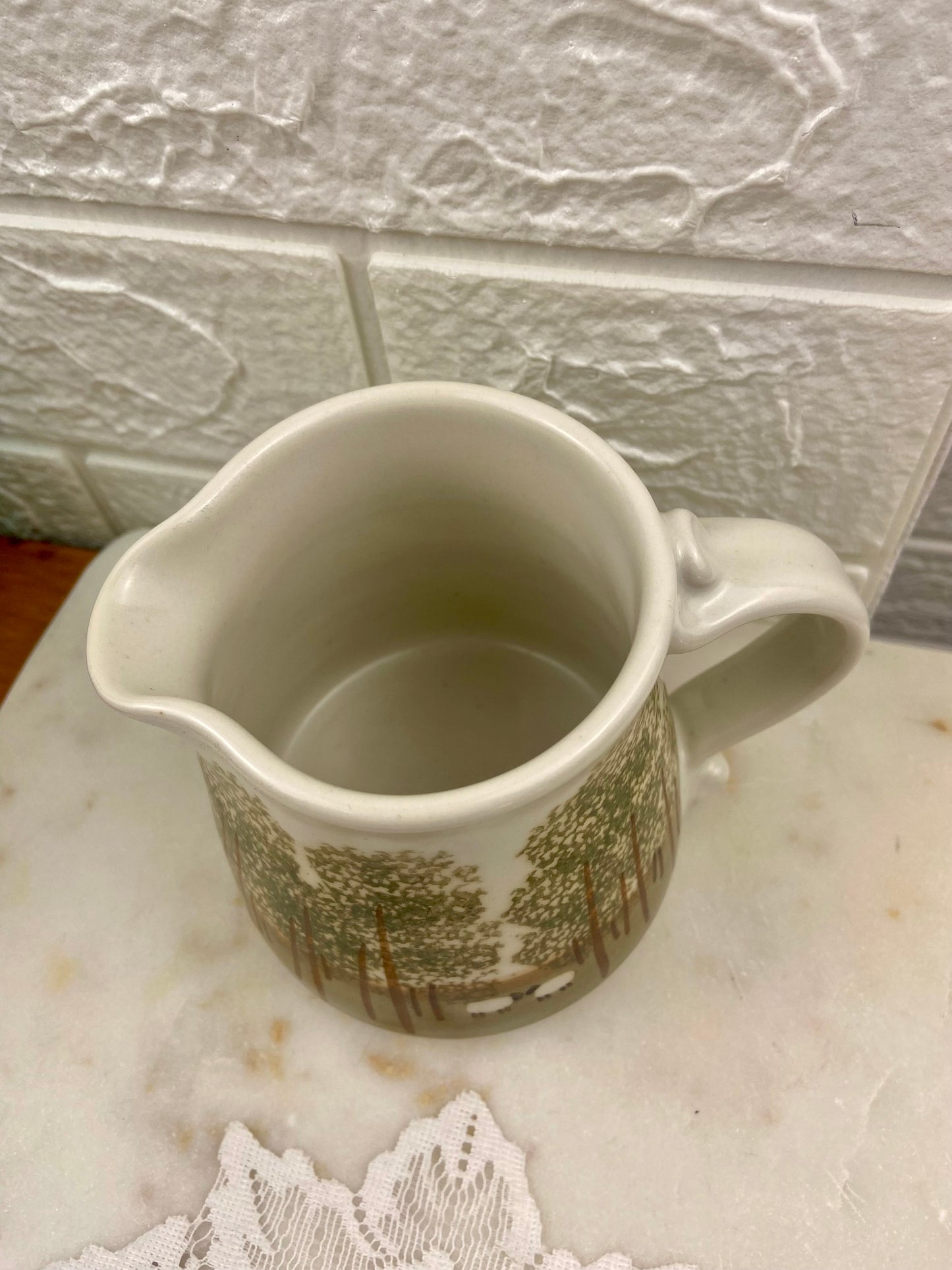 Handcrafted Creamer | Rural Blacknose Sheep Design