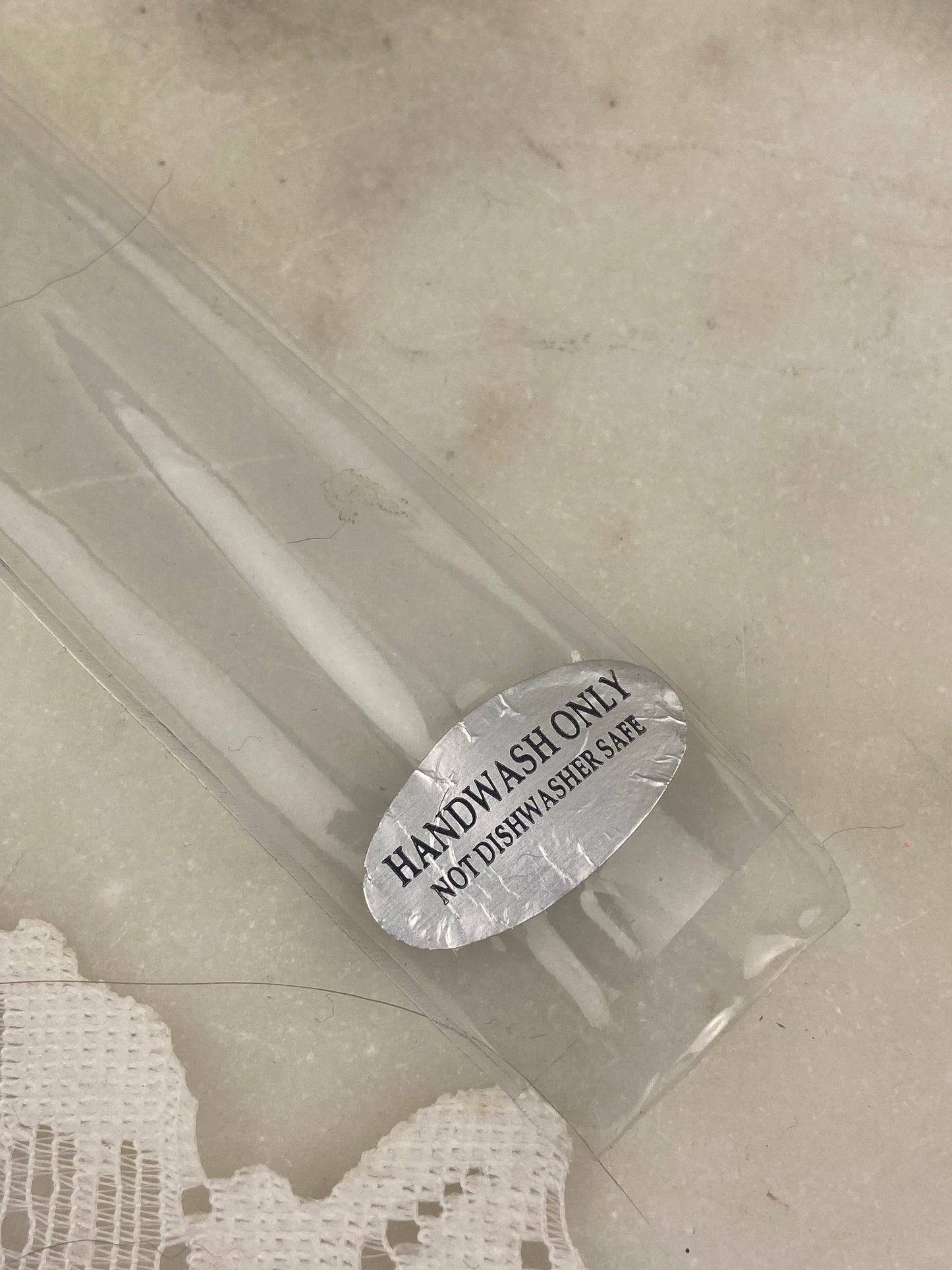 Embellished Wedding Cake Knife with Plastic Sleeve