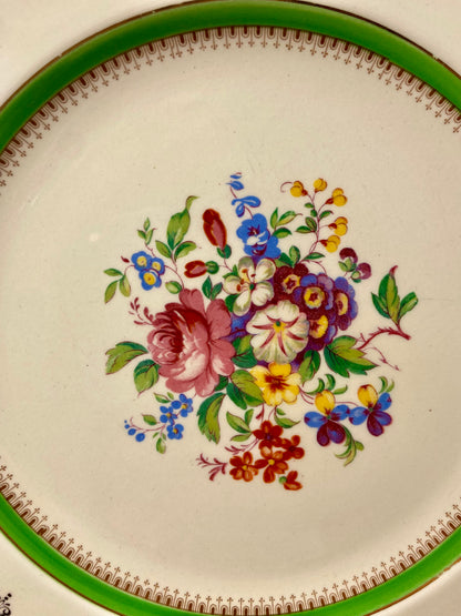 Vintage Porcelain Dinner Plate 10” by W.H. Grindley