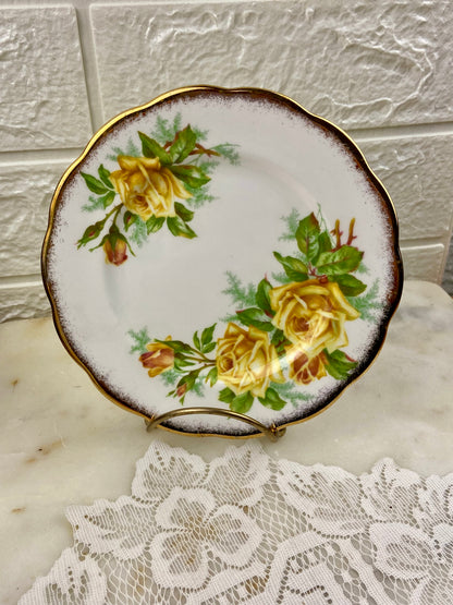 Royal Albert Bone China Side Plate 6.5” | Tea Rose Pattern
