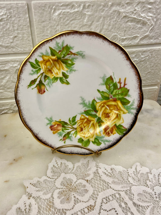 Royal Albert Bone China Side Plate 6.5” | Tea Rose Pattern