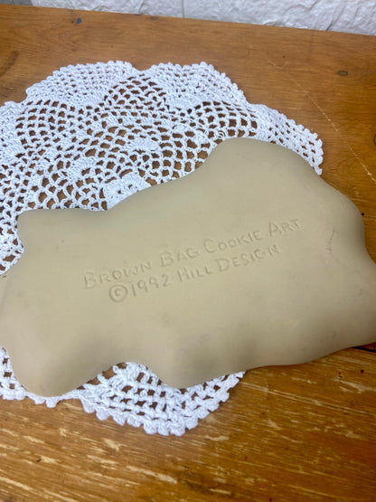 Clay Pig Cookie Mold by Brown Bag Cookie Art