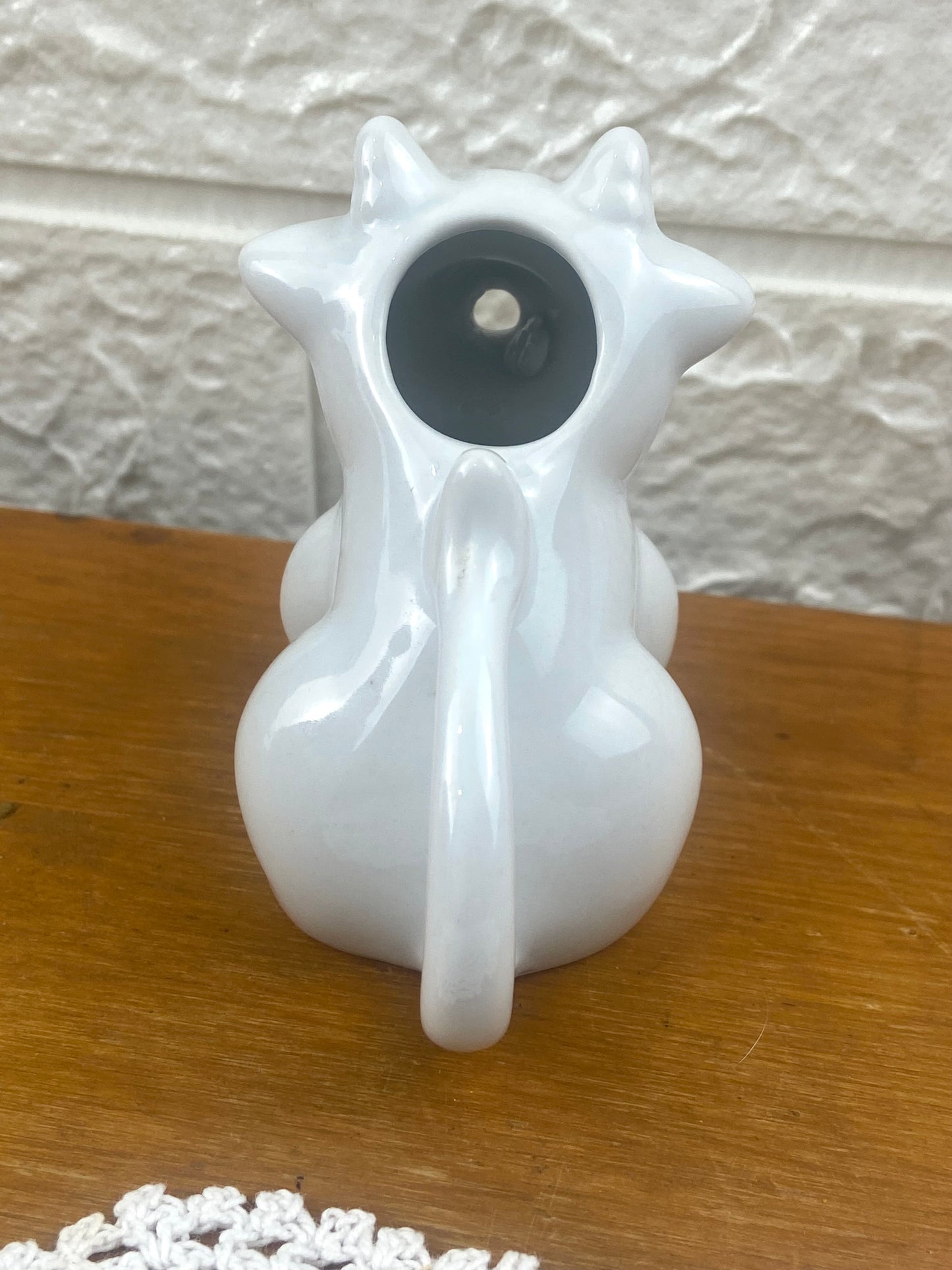 Small Ceramic Sitting Cow Creamer