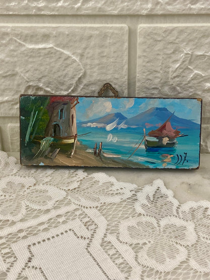 Mini Acrylic Painting | Asiatic Island Landscape