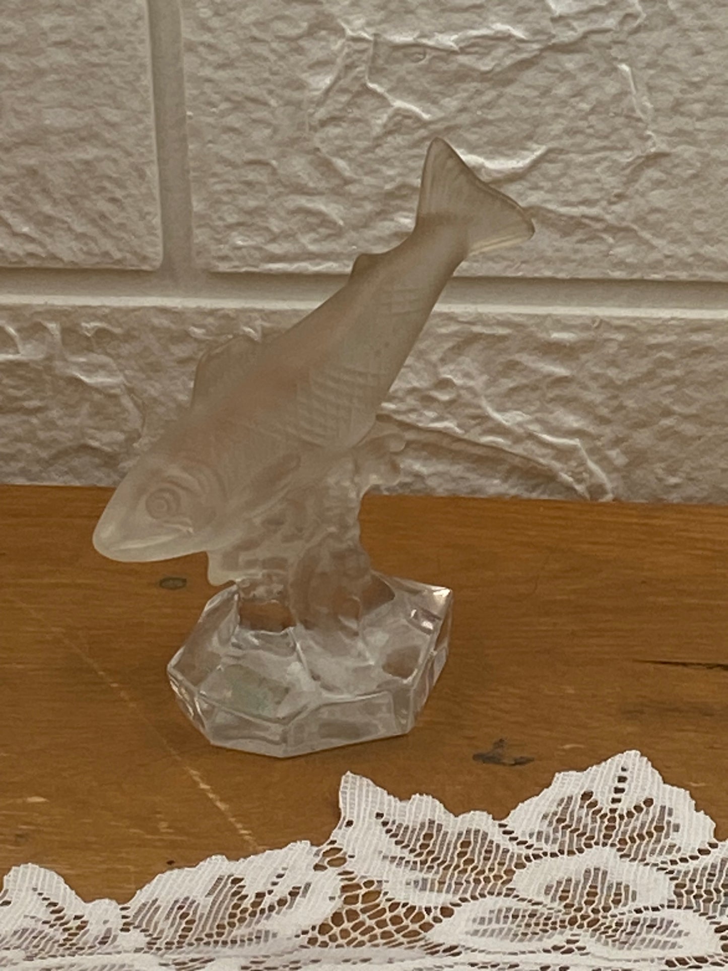 Crystal Fish Paper Weight by Goebel, Germany