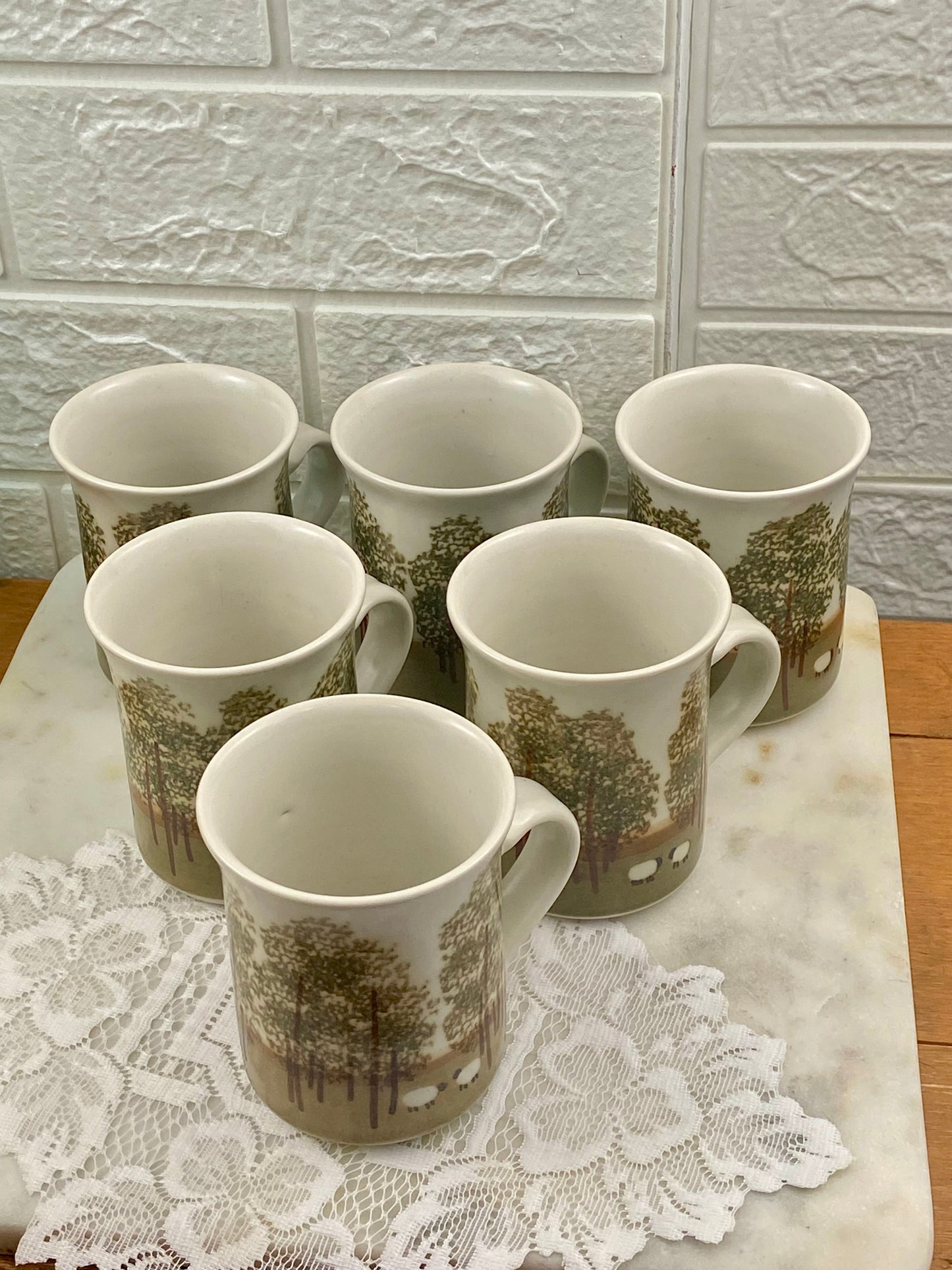 Handcrafted Coffee Mug | Rural Blacknose Sheep Design