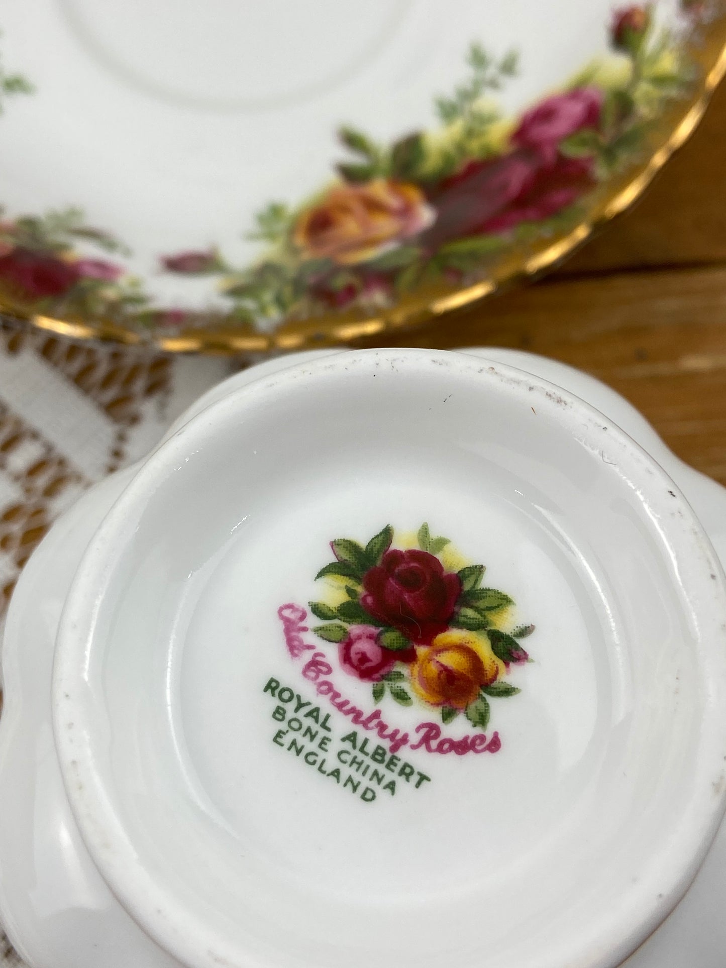 Royal Albert Bone China Teacup | Old Country Roses Pattern