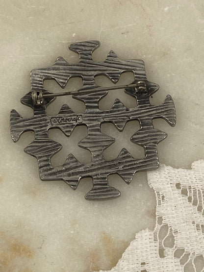 Modernist MCM Designer Brooch by Corocraft