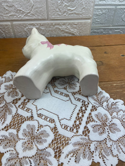 Hand Painted Ceramic Lamb Planter