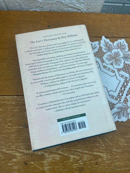 Book: Fiction / Historical Fiction | The Liar’s Dictionary: A Novel by Eley Williams [Hardcover]