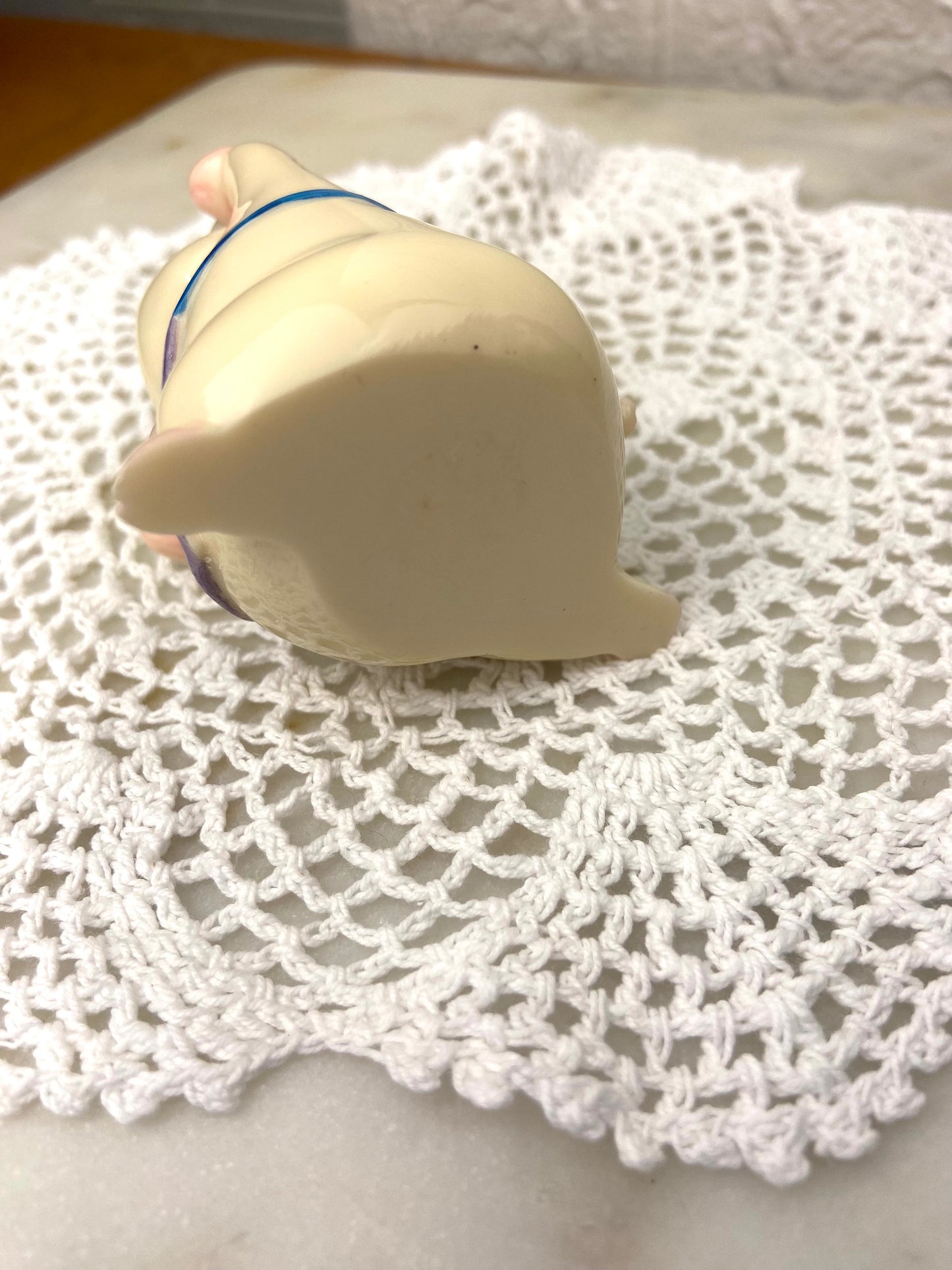 Porcelain Happy Pig in Hat