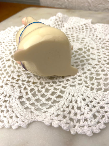 Porcelain Happy Pig in Hat