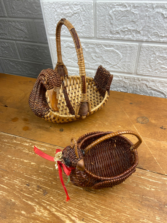 Pair of Bird Baskets