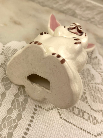 Small Porcelain Hand Painted Hare/Bunny Figurine