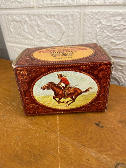 Vintage Avon | Pony Express Rider Pipe After Shave Decanter (Full)