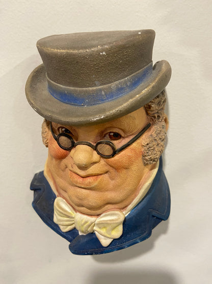 Vintage Chalkware Heads