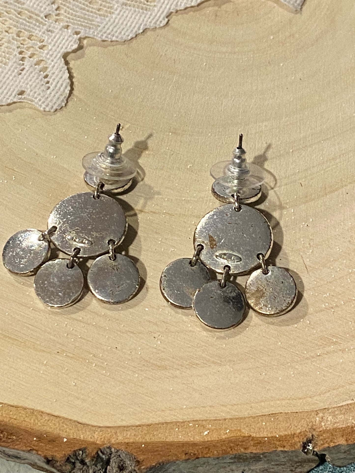 Vintage Avon Enamel Dangle Earrings [Posts]