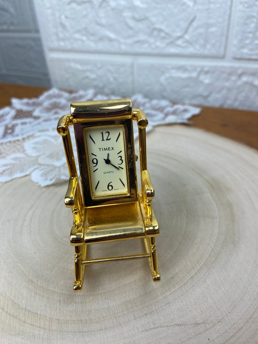 Timex Rocking Chair Novelty Mini Clock