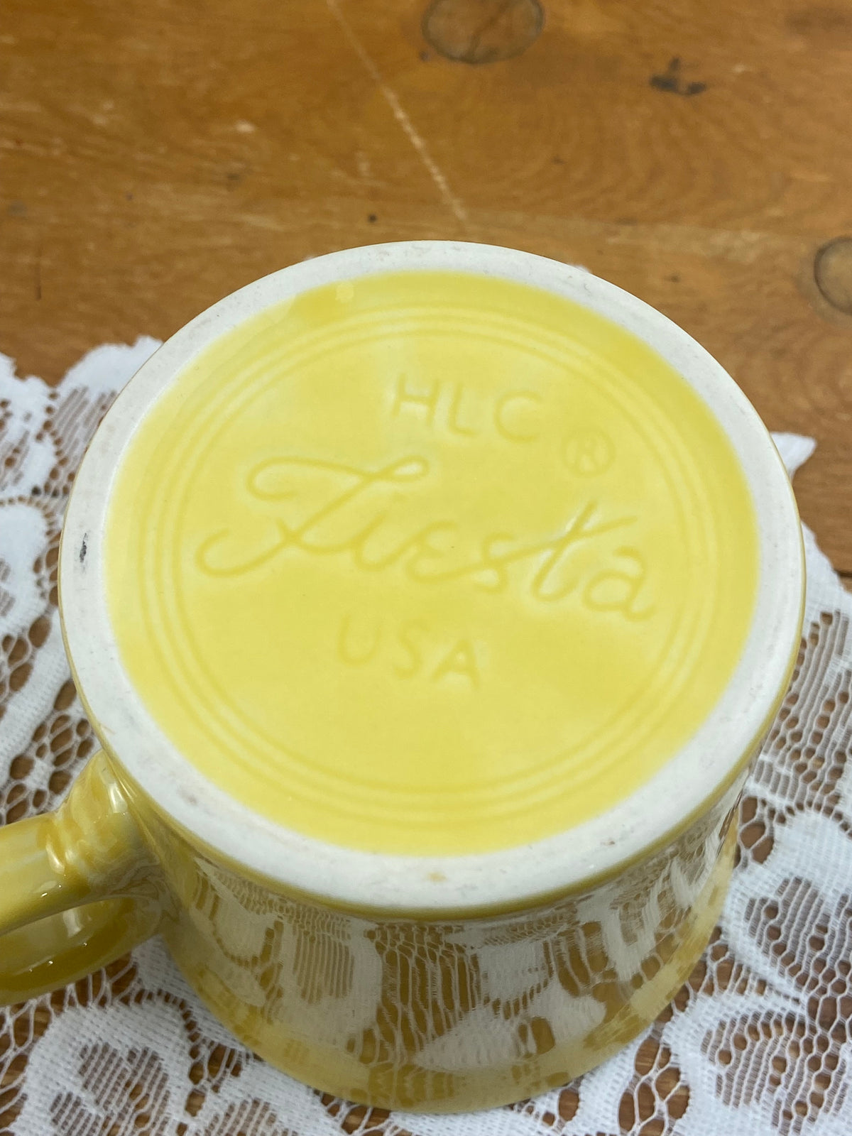 10.25 oz. Fiesta Classic Ring Handle Coffee Mug in Sunflower