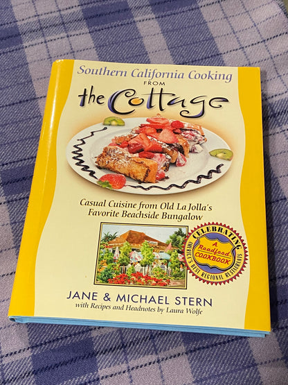 Southern California Cooking from the Cottage by Jane & Michael Stern  | Hardcover Recipe Book