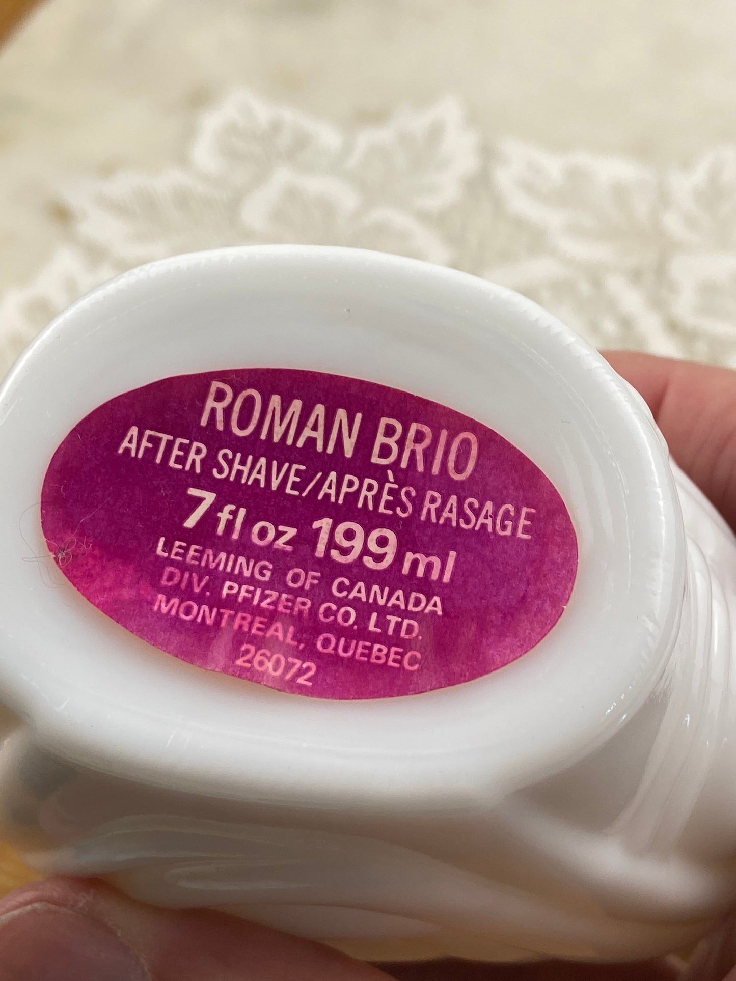Vintage Avon & Leeming of Canada | Julius Cesar Bust with Roman Brio Aftershave [Partially Full]