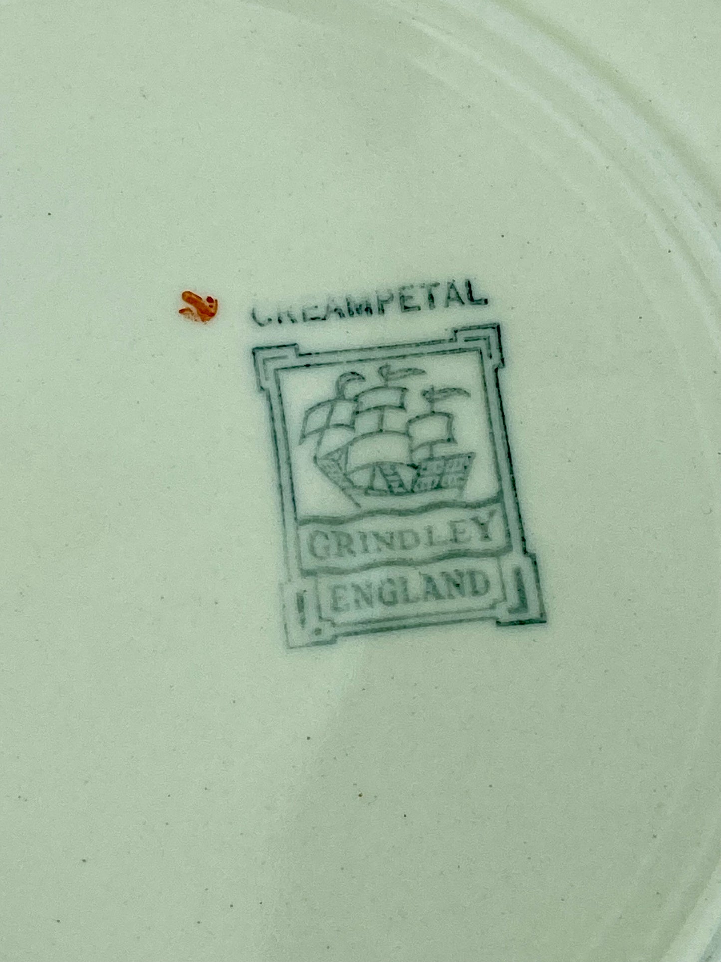 Vintage Porcelain Dinner Plate 10” by W.H. Grindley