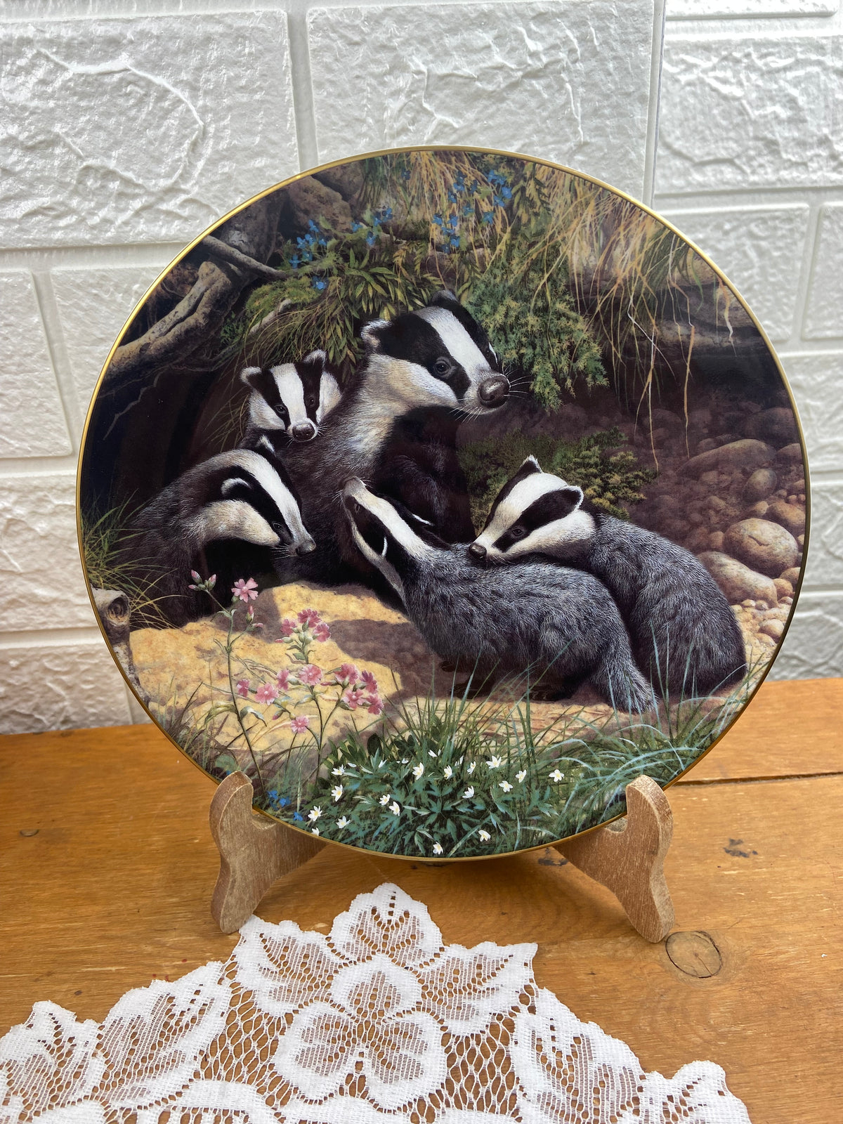 Royal Doulton British Wildlife Bone China Collector’s Plate | The Family Home by Adrian Rigby
