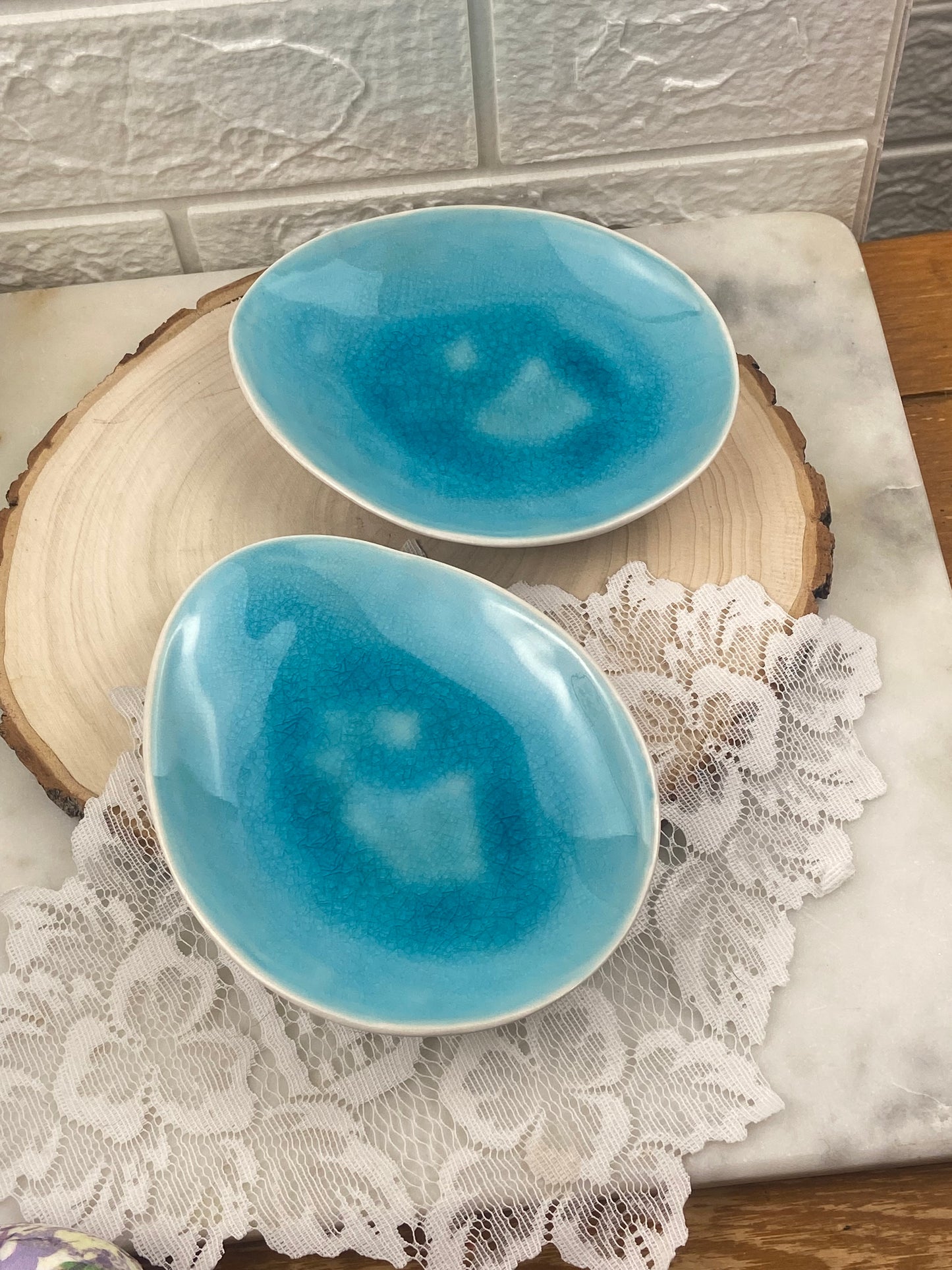 Clay Egg Shaped Plate | Pottery