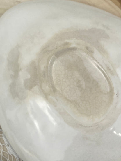 Clay Egg Shaped Plate | Pottery