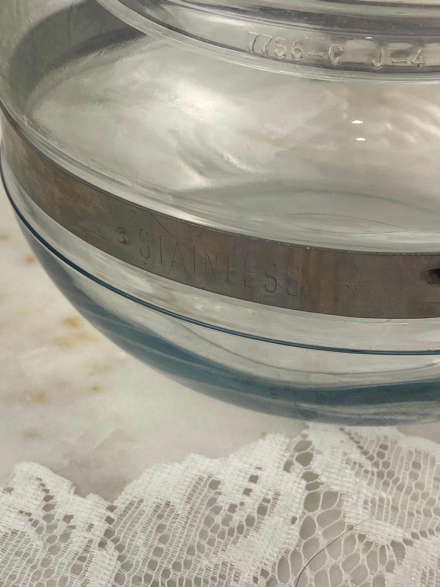Vintage Flameware Glass Stovetop Kettle [Model No. 8446-B] by PYREX