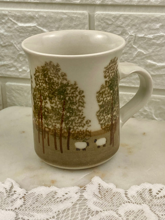 Handcrafted Coffee Mug | Rural Blacknose Sheep Design