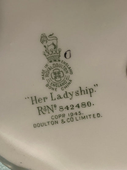 Early Porcelain Royal Doulton Figurine ‘Her Ladyship’ (Rd No. 842480)