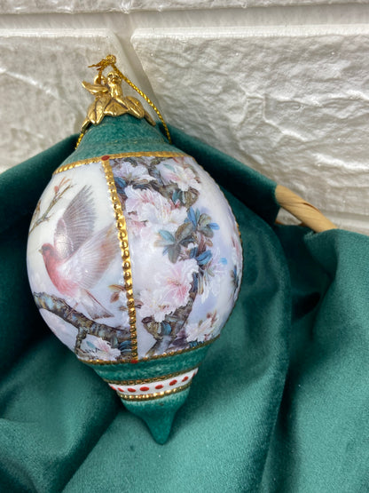 Hand Painted Porcelain Hanging Ornaments by Lena Liu | ‘Nature’s Poetry’ Collection
