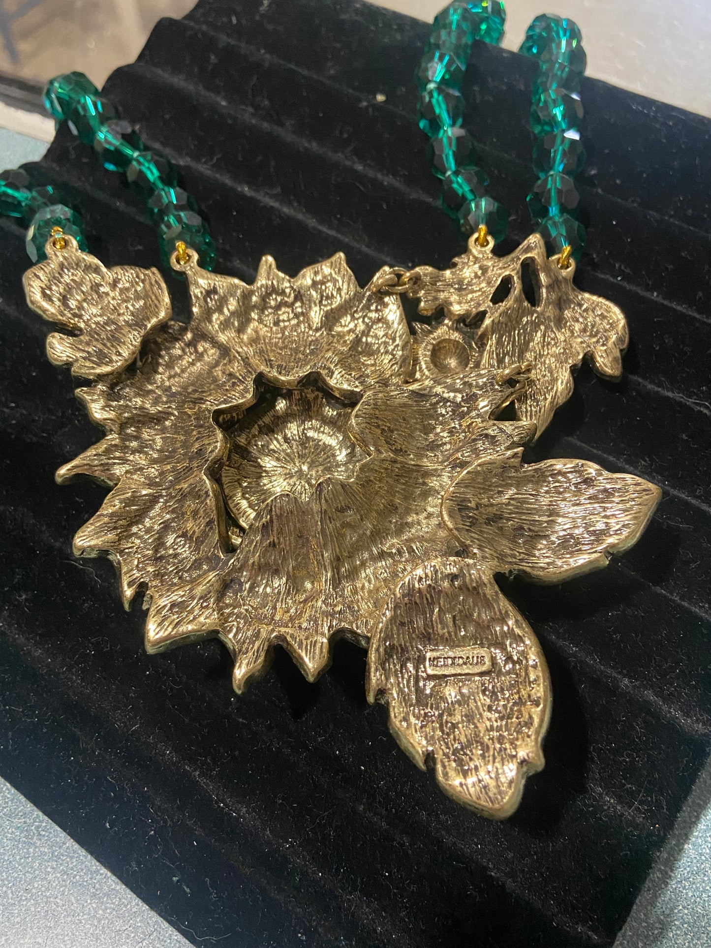 ‘Late Bloomer’ Necklace by Heidi Daus | Hand Inlaid with 9 Colours of Swarovski Crystals