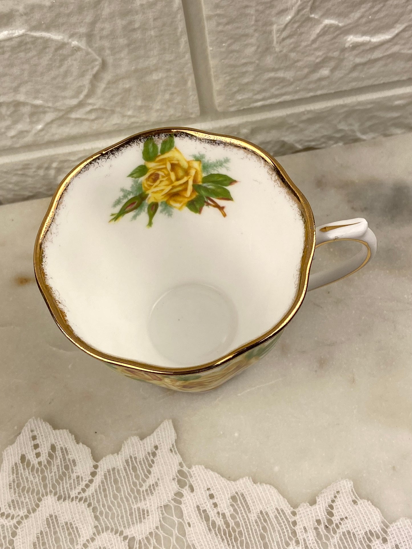 Royal Albert Bone China Teacup | Tea Rose Pattern