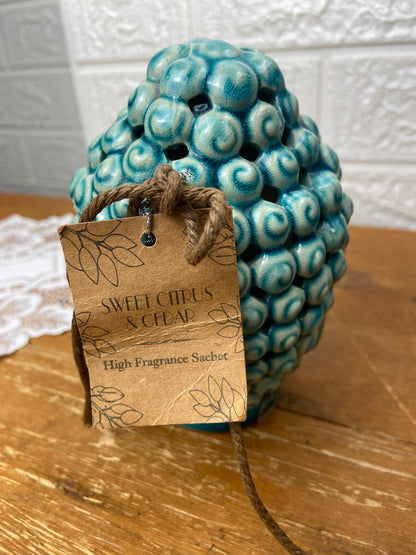 Ceramic Buddha Head | Scent Sachet Holder