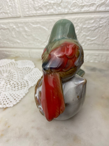 Ceramic Bird on a Pinecone Tealight Holder