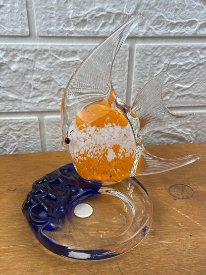 Riviera Glass Collection Angel Fish Tea-Light Votive by Partylite