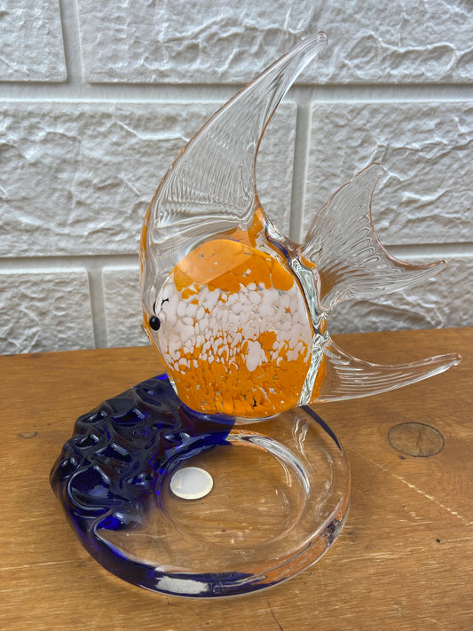 Riviera Glass Collection Angel Fish Tea-Light Votive by Partylite