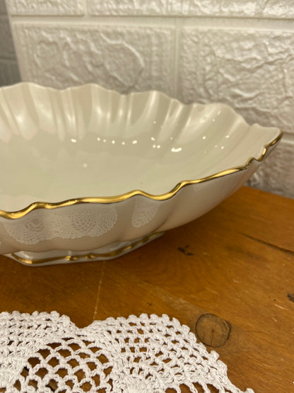 Scalloped Porcelain Fruit Bowl by Lenox