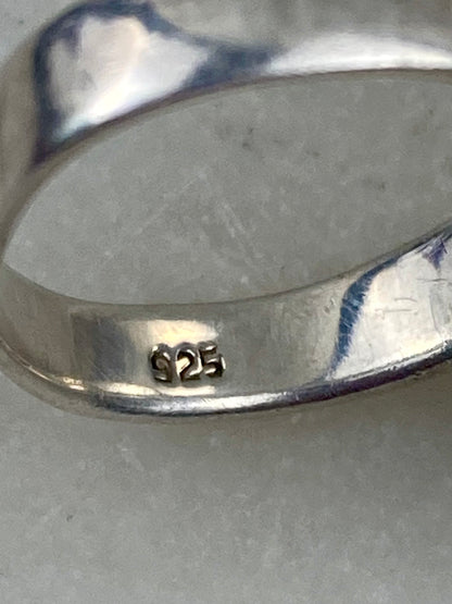 925 Sterling Silver Ring with Inlaid Eye of Shiva / Saint Lucia’s Eye