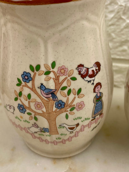 Pair of Jamestown Country Home Collection Salt & Pepper Shakers