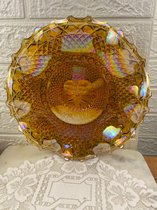 Indiana Glass Ruffled Bowl 10”