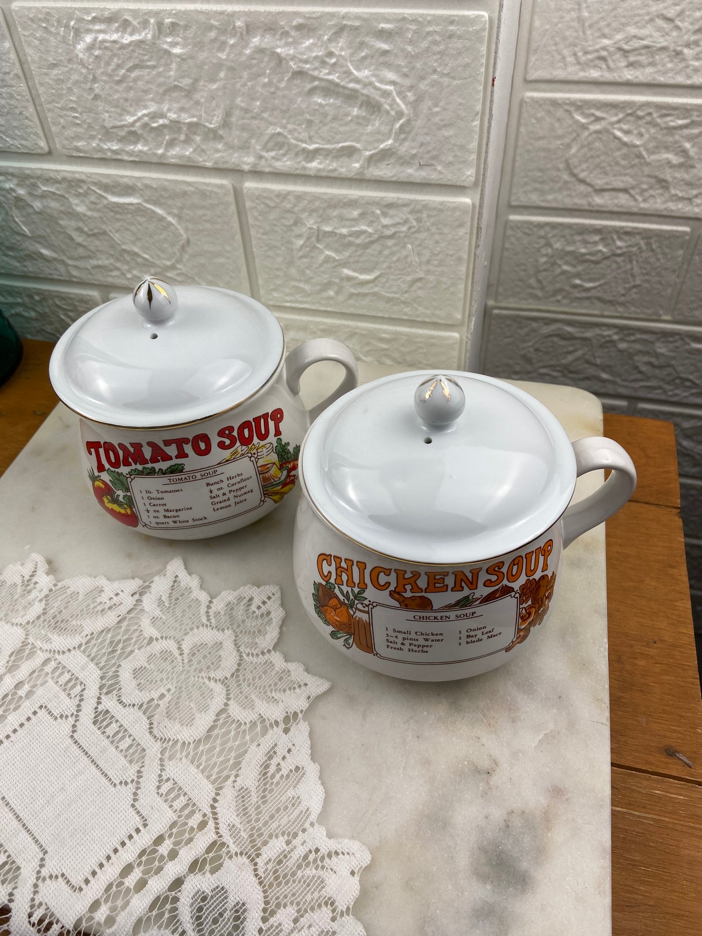 Recipe Soup Bowl with Lid