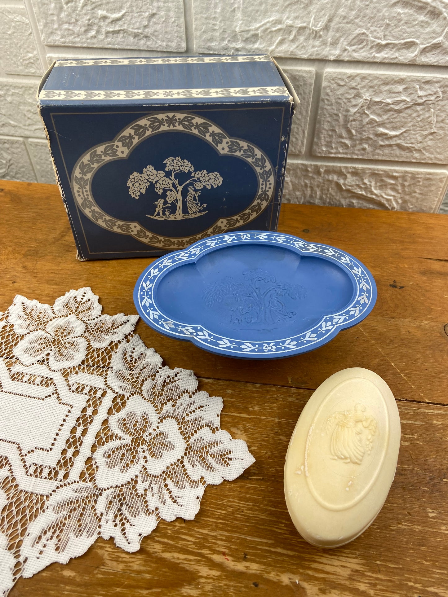 Vintage Avon | Avonshire Blue Soap Dish and Soap