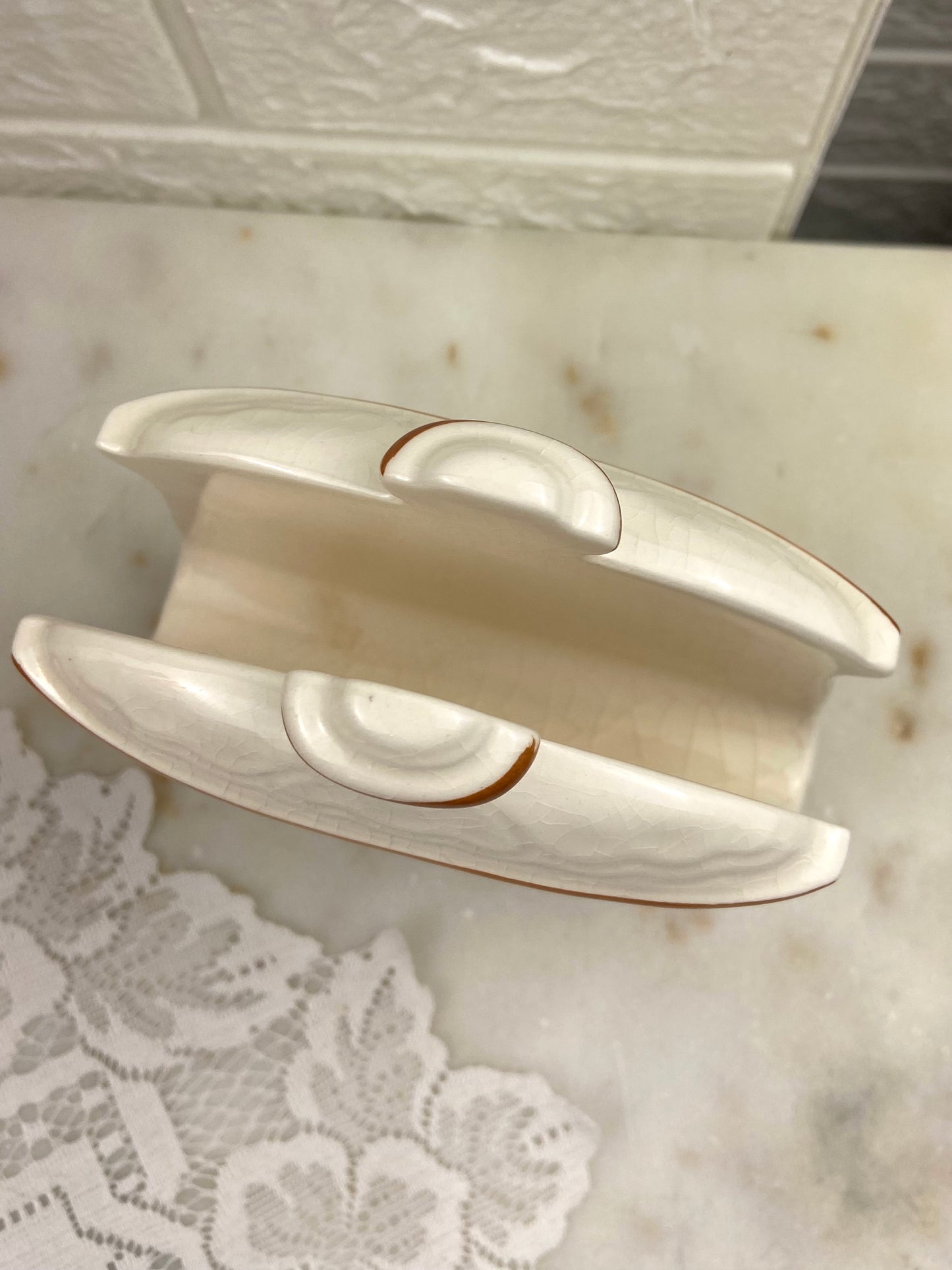 Jamestown Country Home Ceramic Napkin Holder