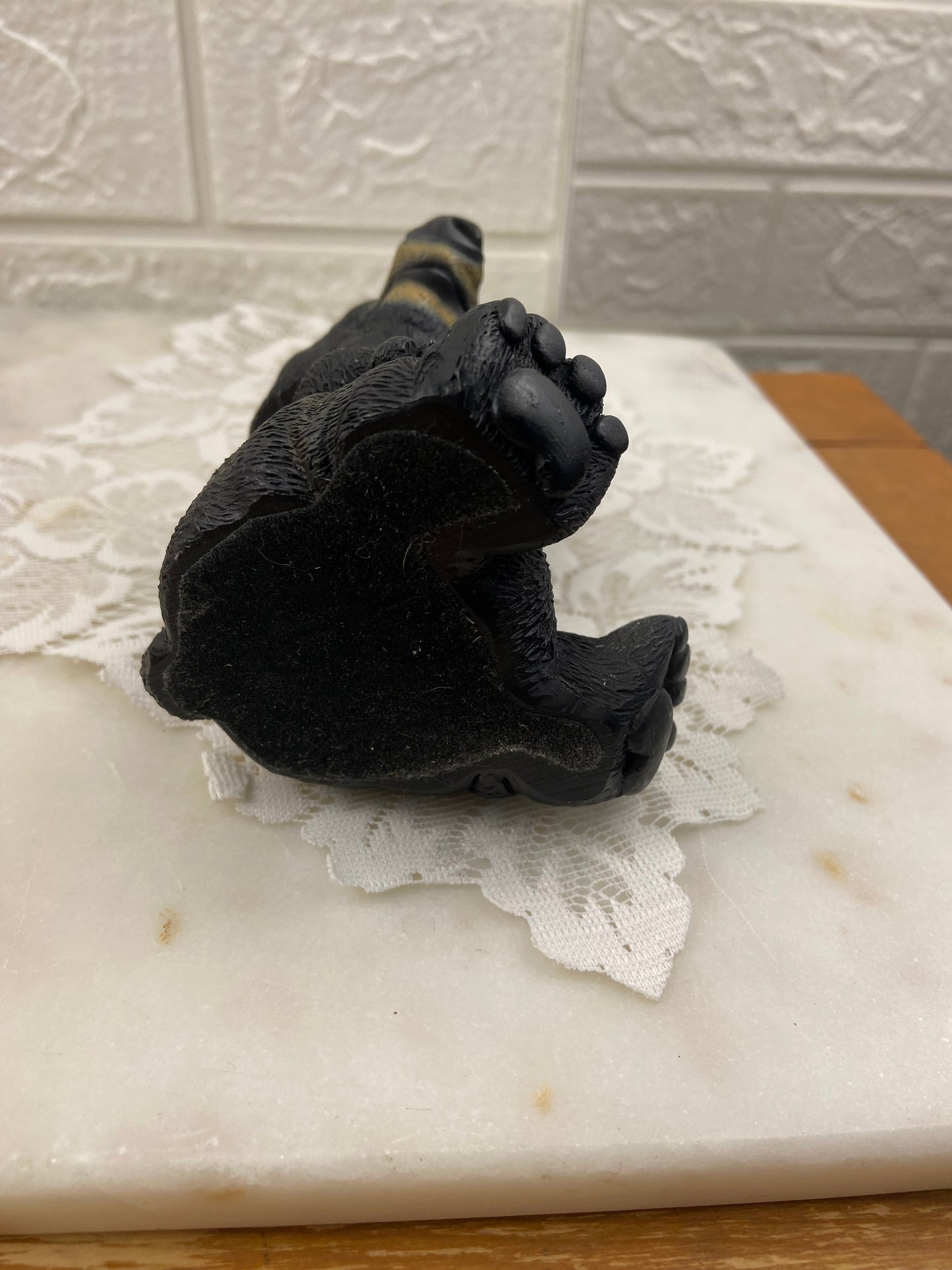 4.5” Resin Bobbing Head Black Bear Figurine by Swibco