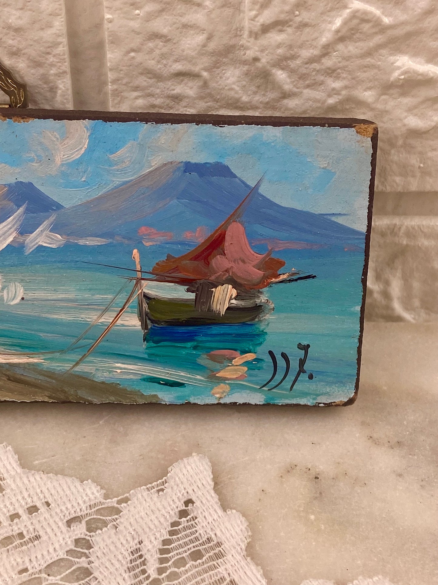 Mini Acrylic Painting | Asiatic Island Landscape